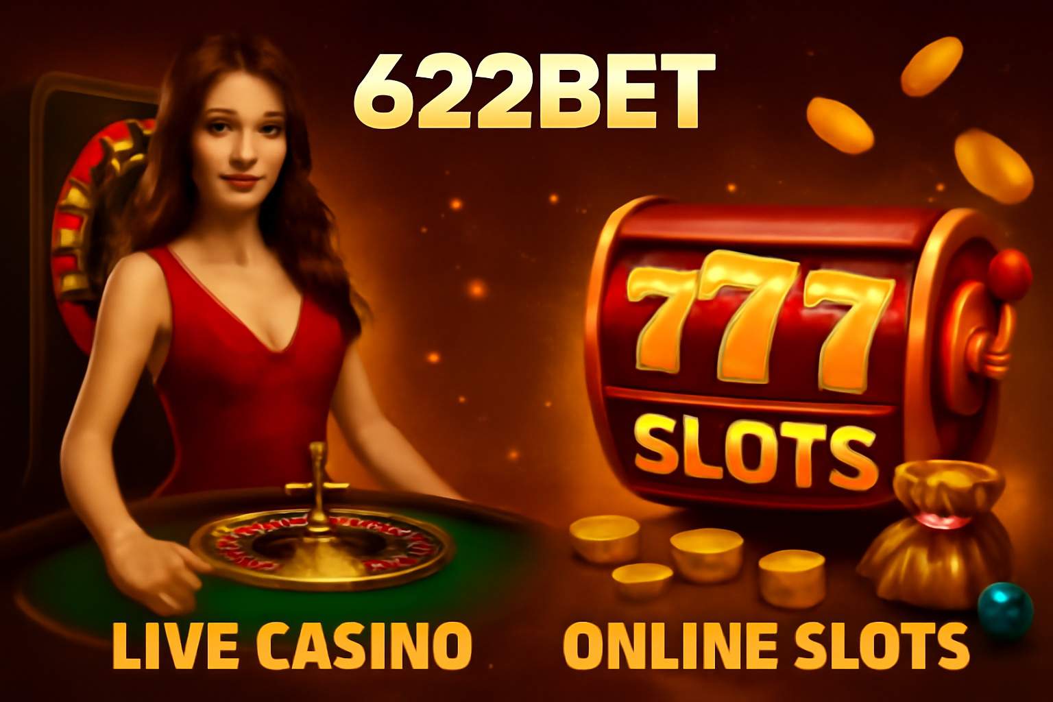 Jogos de cassino online 622BET